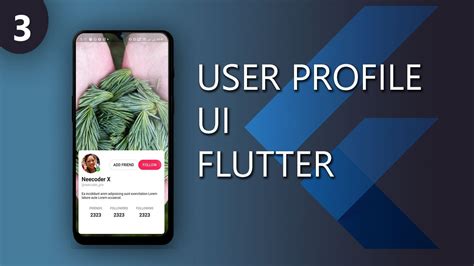 User Profile Ui In Flutter 3 Youtube
