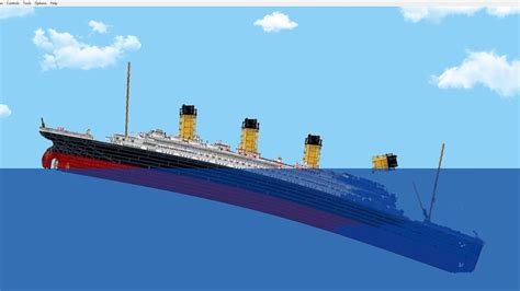 Lego Titanic Sinking Floating Sandbox 1111 Youtube