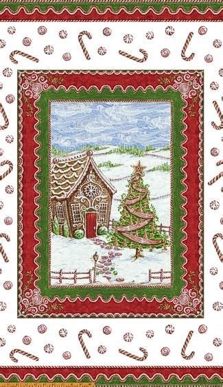 Melindas Fabric Shop Windham Gingerbread Christmas Panel Christmas