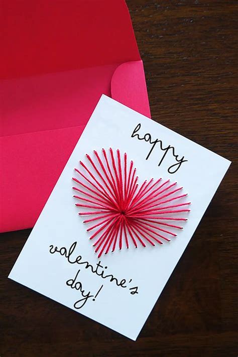 40 Easy Diy Valentines Day Cards Homemade Valentines Day Card Ideas