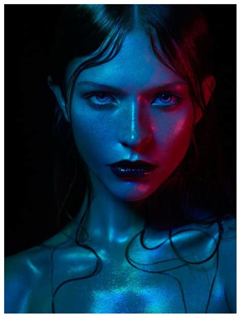 Masha Radovskaya By Remi And Kasia Colour Gel Photography Neon Photography Portrait Lighting