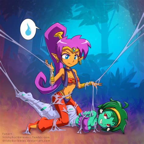Shantae And Rottytops1 By Stickyscribbles On Deviantart