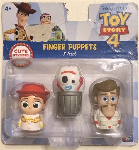 Disney Pixar Toy Story 4 Finger Puppets 3 Pack Ducky Buzz Lightyear