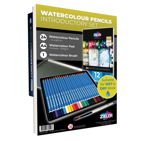 Watercolour Pencils Introductory Set By Zieler®