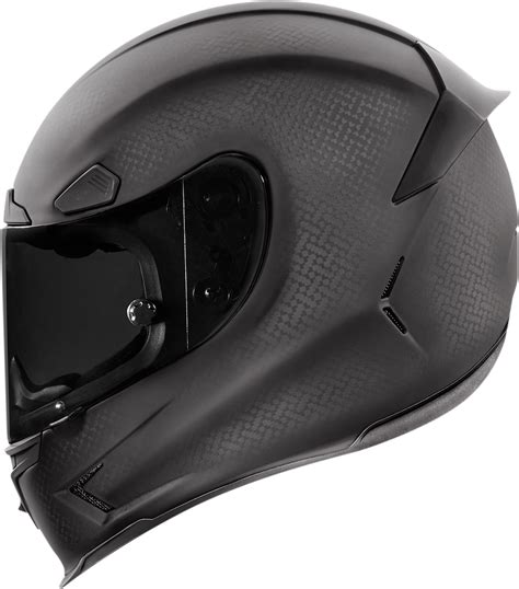 Icon Black Airframe Pro Ghost Carbon Motorcycle Street Full Face Shield Helmet | JT's CYCLES