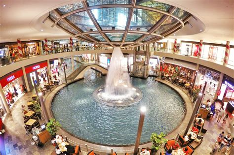 Luxury shopping mall for branded items. The Shoppes at Marina Bay Sands - Luxury Shopping Mall in ...