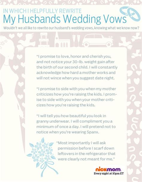 Funny Wedding Vows Make Your Guests Happy Cry Weddinginclude