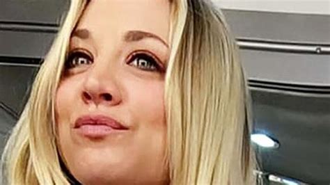 Kaley Cuoco Exposes Her Bare Breast On Snapchat The Courier Mail