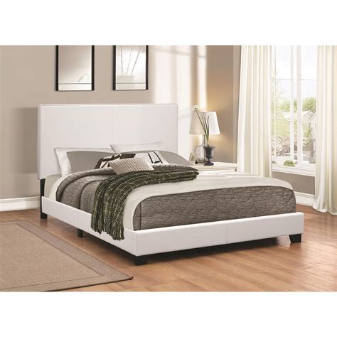 Coaster Upholstered Beds Upholstered Low Profile Queen Bed A1 Furniture And Mattress Platform
