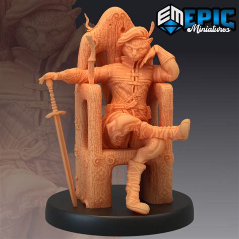 Games And Puzzles Role Playing Games Catfolk Rogue 3d Printed Rpg Epic