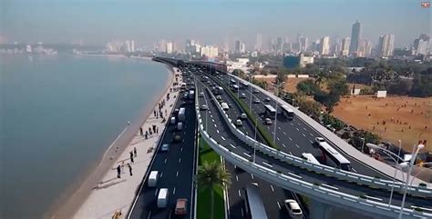 Mumbai Coastal Road Project 17 Work Completed To Be Opened In July