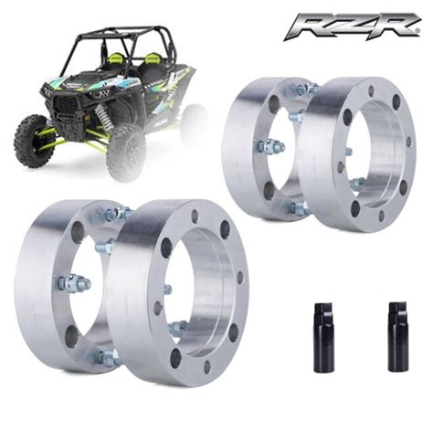 4x Wheel Spacers Adapter 2 For Polaris Ranger Xp 900 1000 4156 12mm