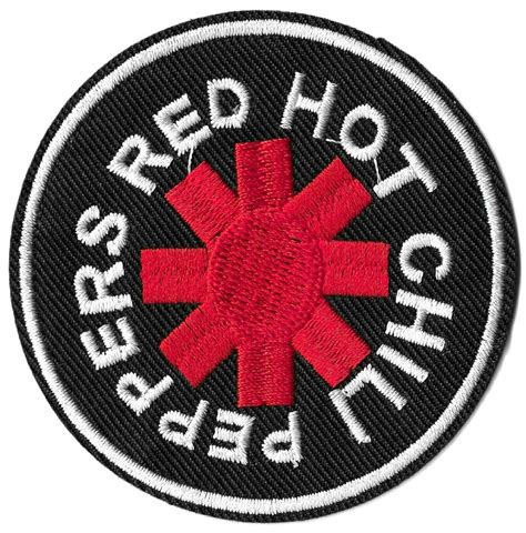 the red hot chili peppers star of affinity infinity asterisk embroidered patch red hot chili