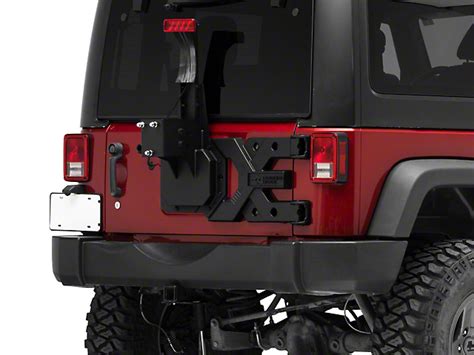 Rugged Ridge Wrangler Spartacus Hd Tire Carrier Kit 1154650 07 17 Wrangler Jk Free Shipping