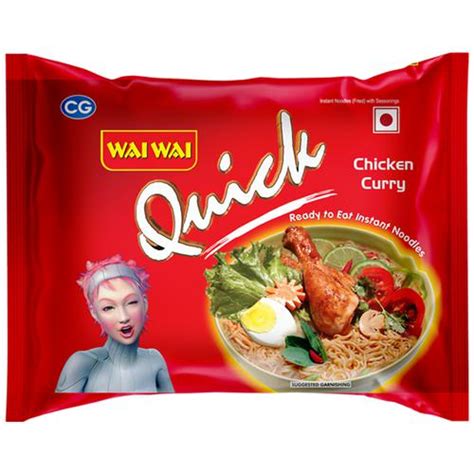 Buy Wai Wai 1 2 3 Quick Noodles Chicken Curry 70 Gm Online At Best