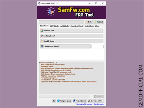 Samfw Frp Tool V All Version Gsm Official