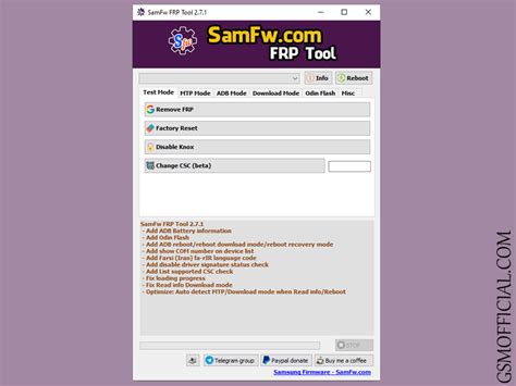 SamFw FRP Tool V All Version Gsm Official