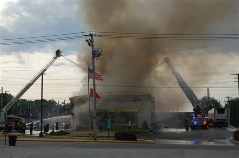 Fire Engulfs Destroys Downtown Alton Mcdonalds