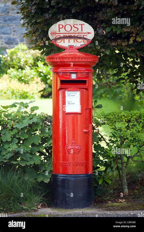 British Post Box Stock Photo Alamy