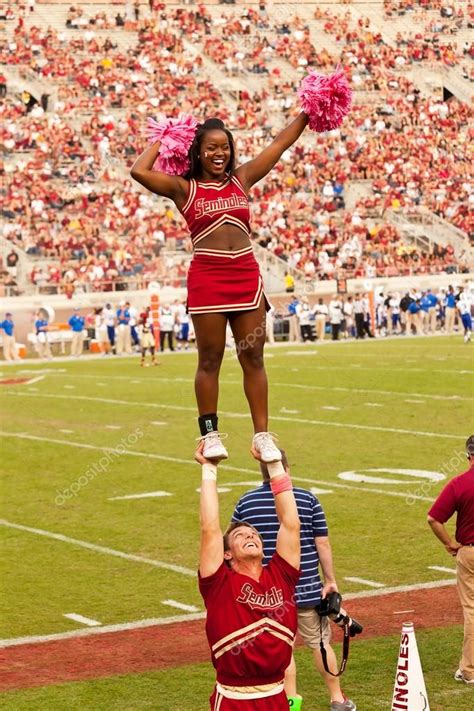 photos duke cheerleaders florida state university cheerleading squad stock editorial photo