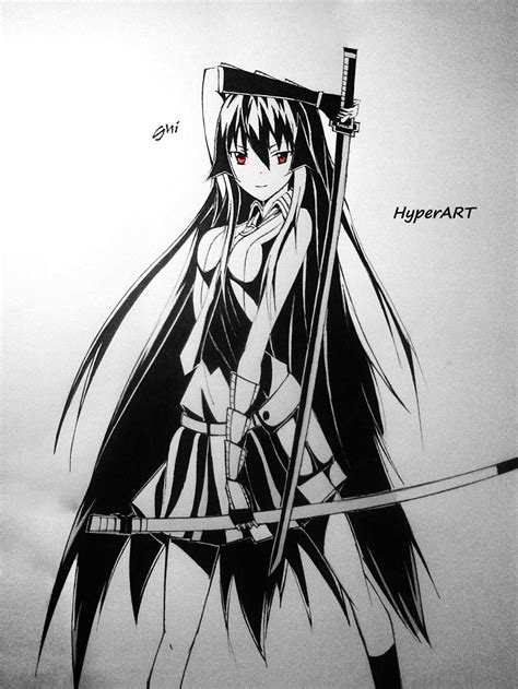 Akame Ga Killakame By Hyperart1 On Deviantart Akame Ga Kill Akame