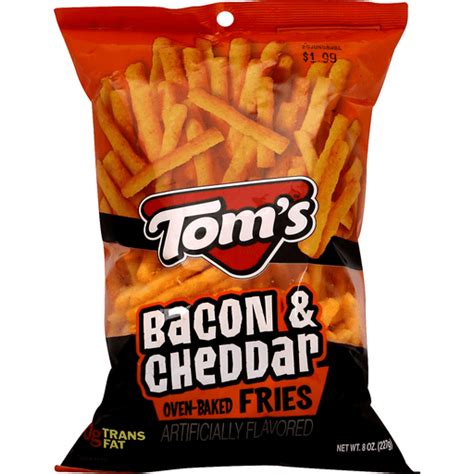 Toms Bacon Cheddar Fries 8 Oz Bag Shop Fairplay Foods