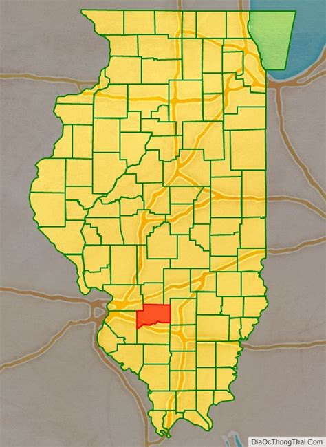 Map Of Clinton County Illinois