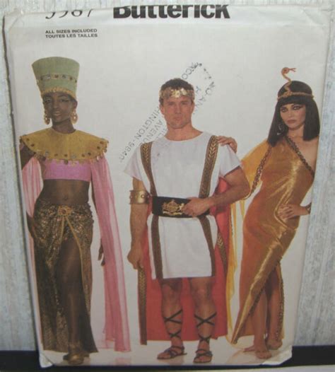 Butterick 3587 Cleopatra Princess Nile Egyptian Spartan Costume Pattern For Sale Online Ebay