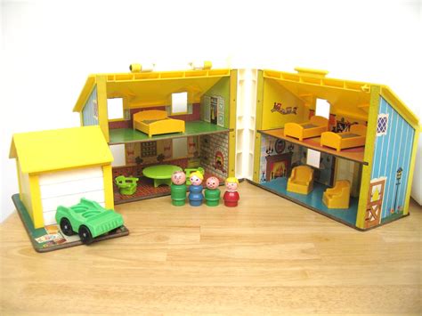 Reserved Vintage Fisher Price House Set 2 By Toysofthepast On Etsy
