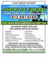 Lawn Care Business Cards Samples Photos