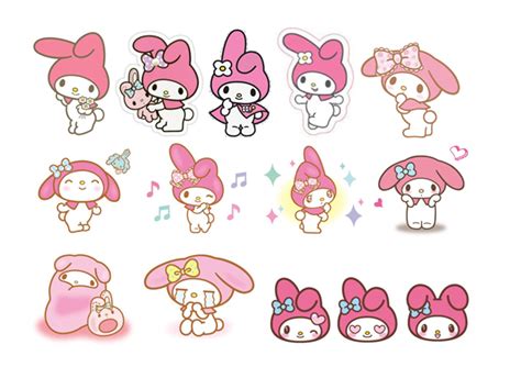 Cat Stickers Printable Stickers Melody Hello Kitty Hello Kitty