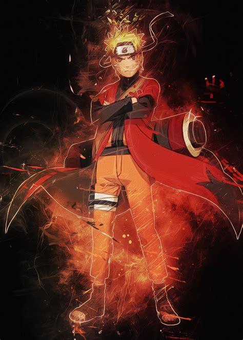 Naruto Coolbits Art Naruto In An Abstract Style For Your Room Collection With A Large