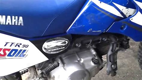 Step by step instructions on how to change oil in a yamaha ttr 50 dirt bike. how to change oil on yamaha ttr 90 - YouTube