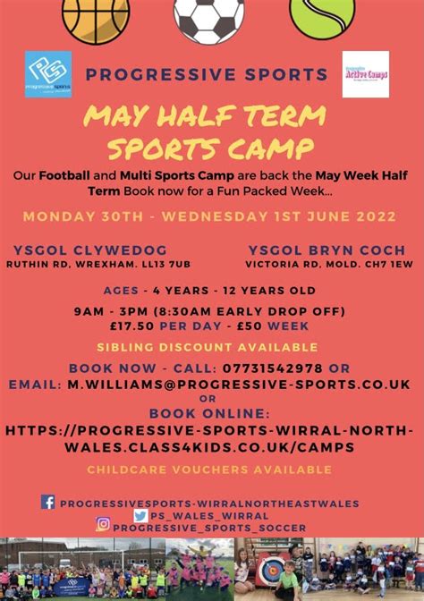 May Half Term Sports Camp Ysgol Maes Y Mynydd
