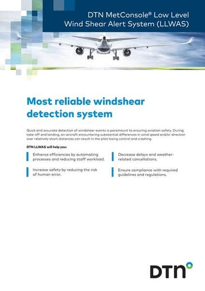 Metconsole Llwas Low Level Wind Shear Alert System