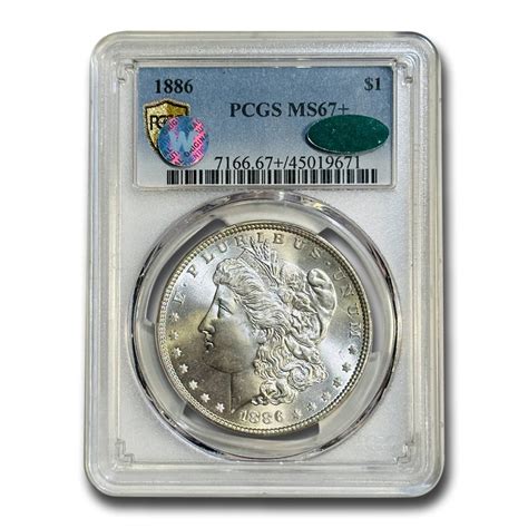 Buy 1886 Morgan Dollar Ms 67 Pcgs Cac Apmex