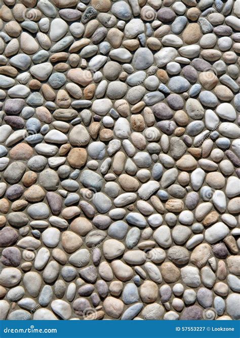 River Rock Patterned Wall Stock Image Image Of Houses 57553227