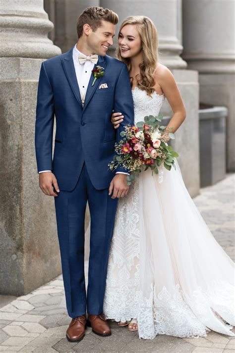 Blue Tuxedos And Wedding Attire For Groom By Bespokedailyshop