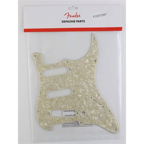 Fender 099 2140 001 Stratocaster Standard Pickguard Pearloid Aged