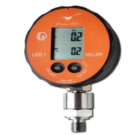 Digitales Manometer Typ Leo 1 Zubehör Für Handpumpe Kp Und Htp1 Überdruck Bis 100 Bar