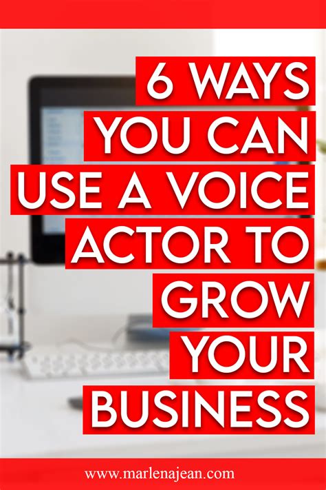 How A Voice Actor Can Boost Your Business