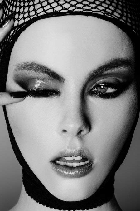 White Eye Makeup Black And White Makeup Black And White Models Black