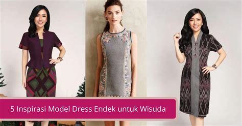 5 Inspirasi Model Dress Endek Untuk Wisuda Declip