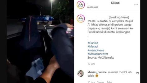 Viral 2 Abg Mesum Di Dalam Mobil Di Parkiran Masjid Wonosari Mengaku