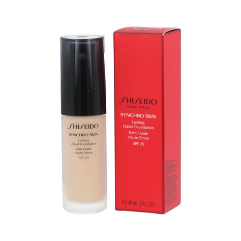 Shiseido Synchro Skin Lasting Liquid Foundation Spf 20 Golden 2 30 Ml
