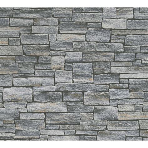 Millwood Pines Wallick Wood Stone Brick 33 L X 21 W Wallpaper Roll