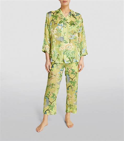 Olivia Von Halle Casablanca Pyjama Set Harrods Lt