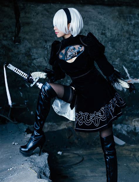 clothing shoes and accessories nier automata 2b a2 yorha type a no 2 dress cosplay costume gothic