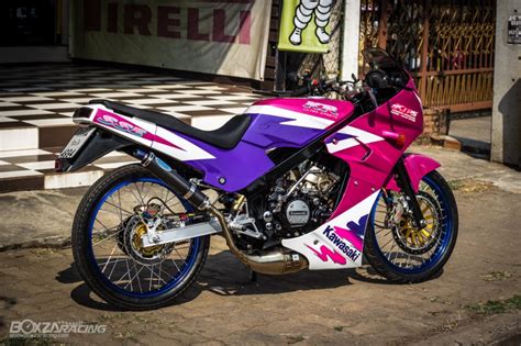 Kawasaki kr150 clubmotor en fun. Kawasaki Kips 150 độ: chú báo hồng mang hơi thở 2 thì sống ...