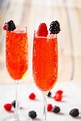 2 INGREDIENT KIR ROYALE COCKTAIL - Baking Beauty